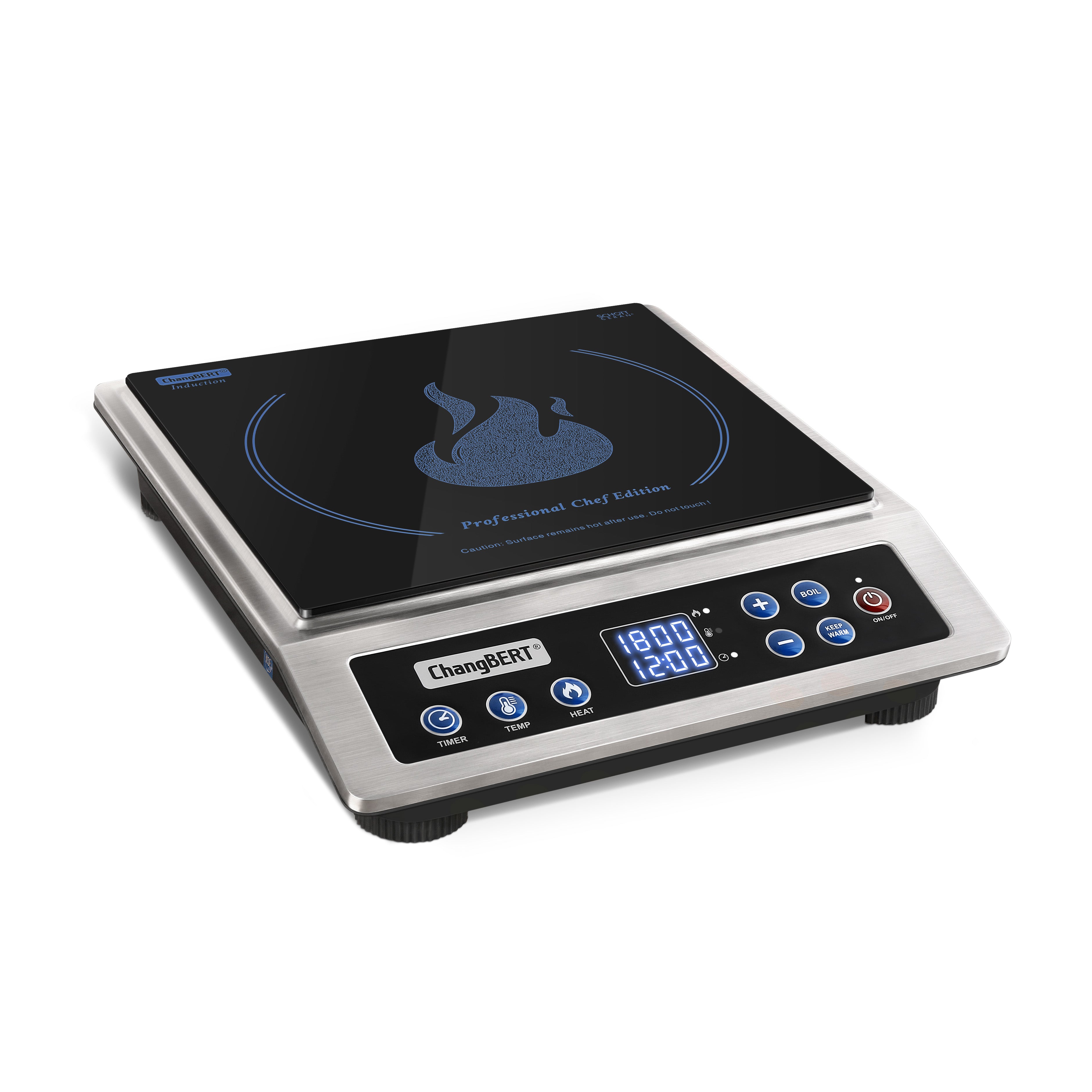 ChangBERT CIB-80Pro (103028-A) single-zone countertop induction cooktop and visible control panel